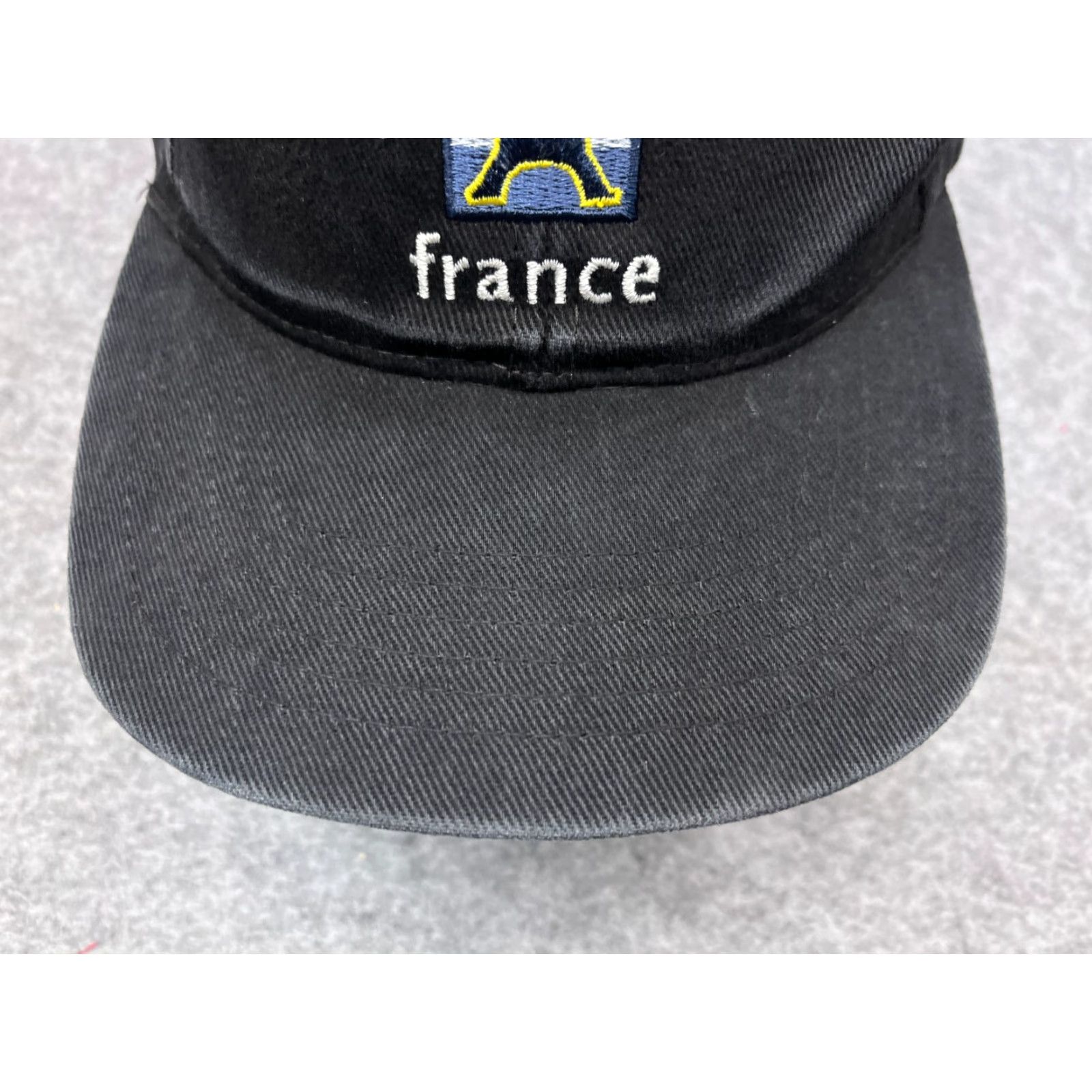 Vintage Sodima Paris Logo Hat Cap - Black Cotton Twill Baseball Cap - One Size Adjustable - Unisex Adults Size ONE SIZE - 3 Thumbnail