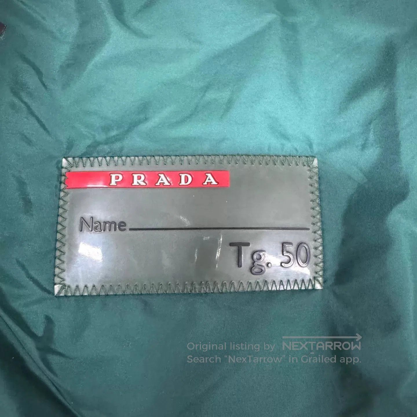 Prada Green Hooded Lightweight Jacket Size M. Size US M / EU 48-50 / 2 - 7 Thumbnail