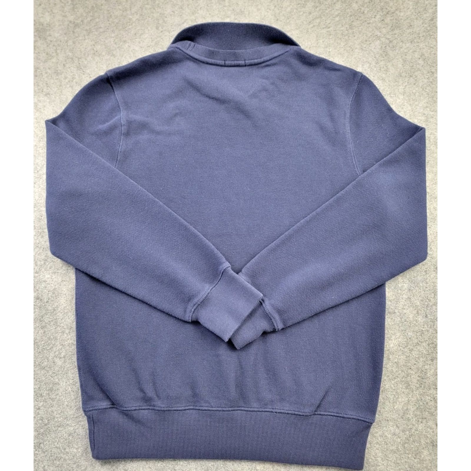 J.Crew J.CREW Small Slim Fit Blue Pique Fleece Collared Sweatshirt - Pre-Owned Size US S / EU 44-46 / 1 - 6 Thumbnail