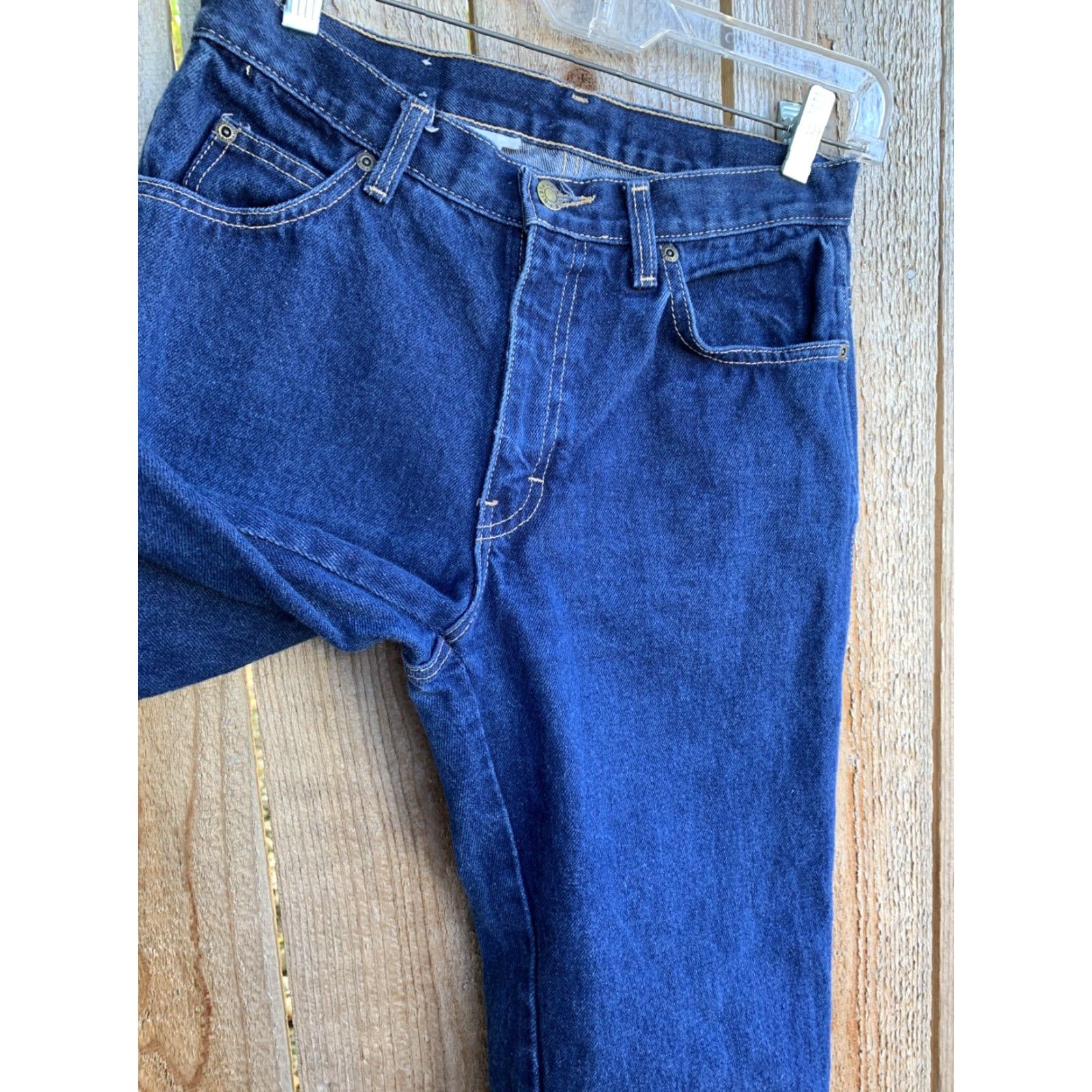 Calvin Klein VINTAGE Calvin Klein Jeans Made In USA 28 Inch Waist Denim Blue 28 in. Inseam 30.75 in. 100% Cotton Mens Womens Boys Girls Size 28" / US 6 / IT 42 - 4 Thumbnail