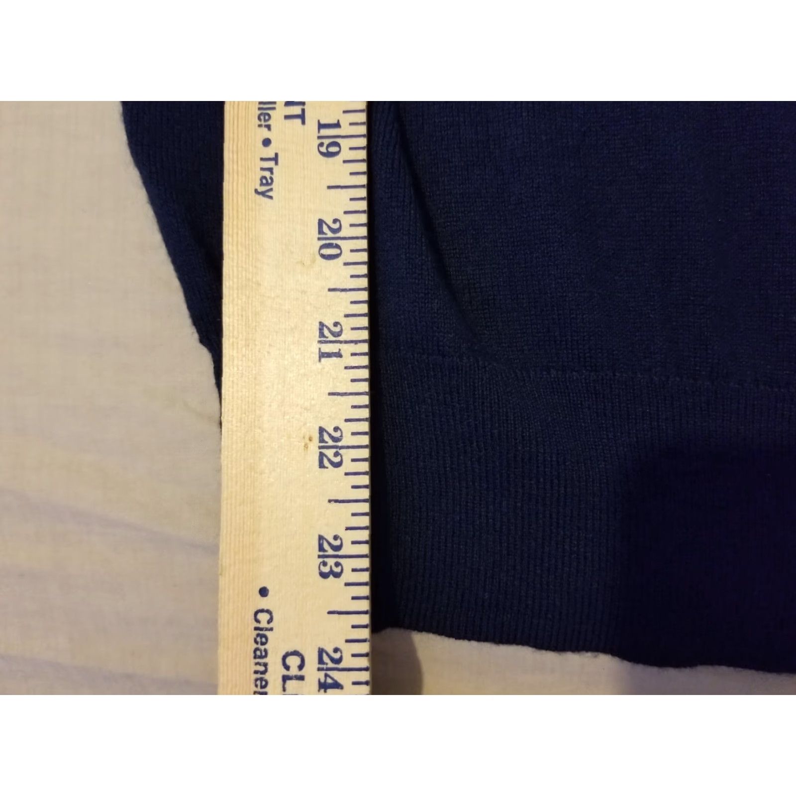 J.Crew Mens J. Crew Wool V-Neck Sweater 2XL Navy Blue Size US XXL / EU 58 / 5 - 7 Thumbnail