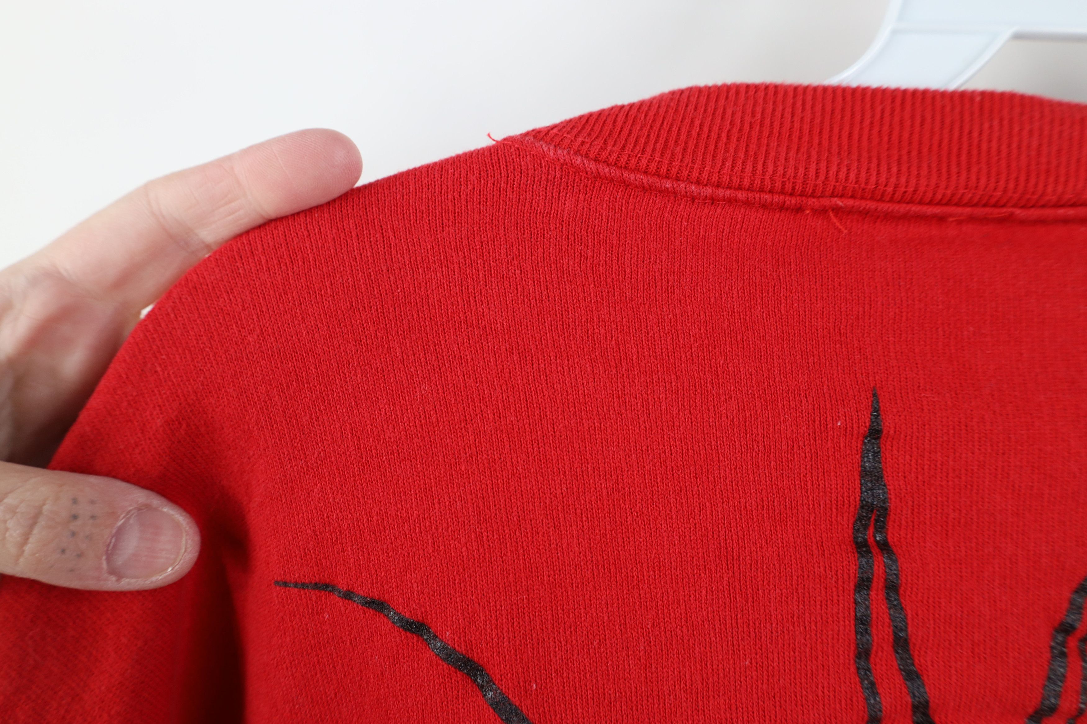 Disney Vintage 90s Disney Faded Jumbo Print Mickey Mouse Sweatshirt Size ONE SIZE - 9 Thumbnail