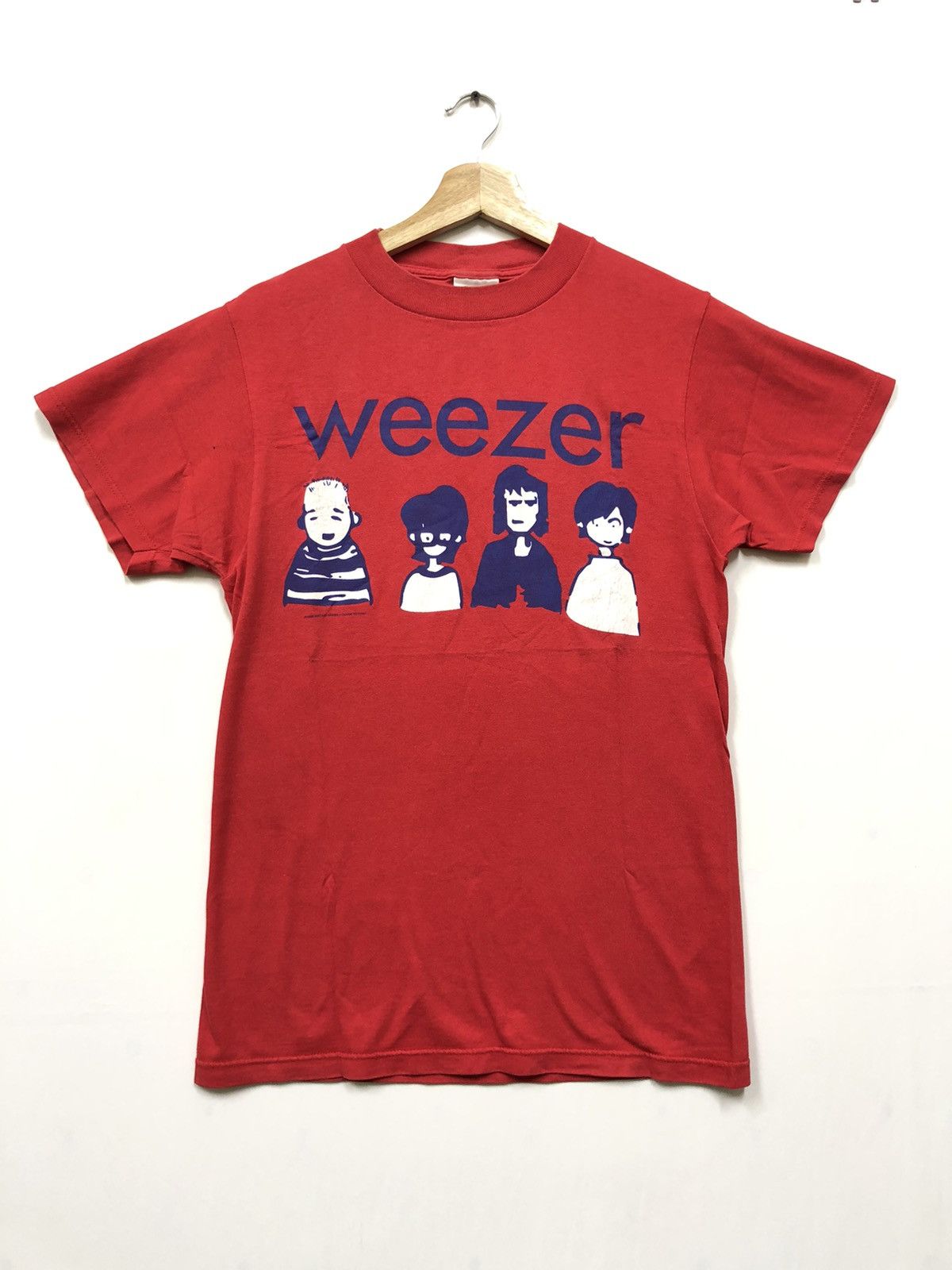 Band Tees × Vintage VTG WEEZER Y2K RARE !! Size US S / EU 44-46 / 1 - 1 Thumbnail
