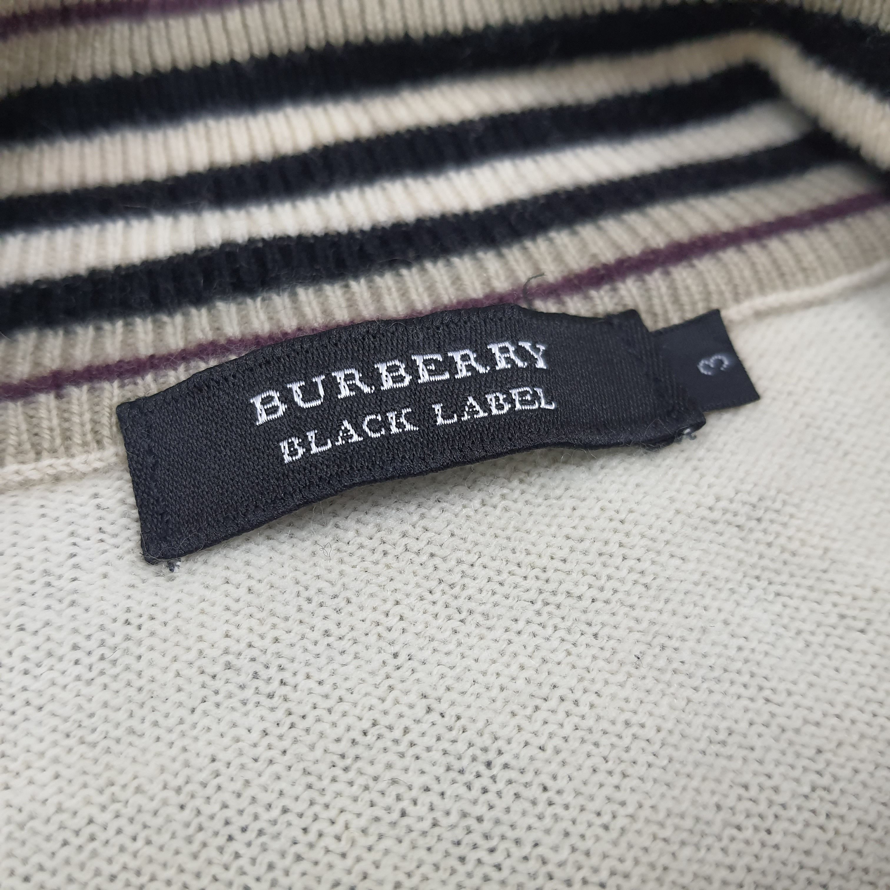 Burberry × Vintage Vintage Burberry Black Label Zipper Sweatshirt Size US S / EU 44-46 / 1 - 5 Thumbnail