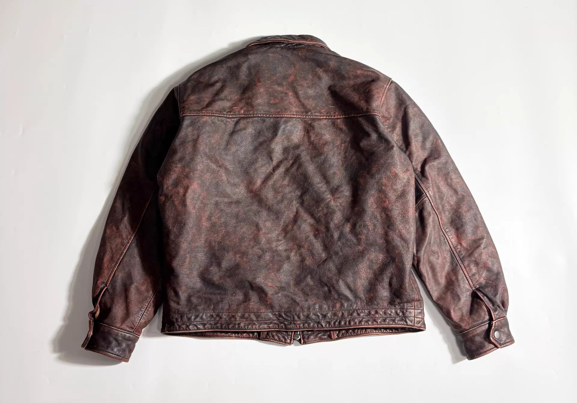Other Prizm Works Distressed Leather Jacket L Archive Size US L / EU 52-54 / 3 - 2 Thumbnail