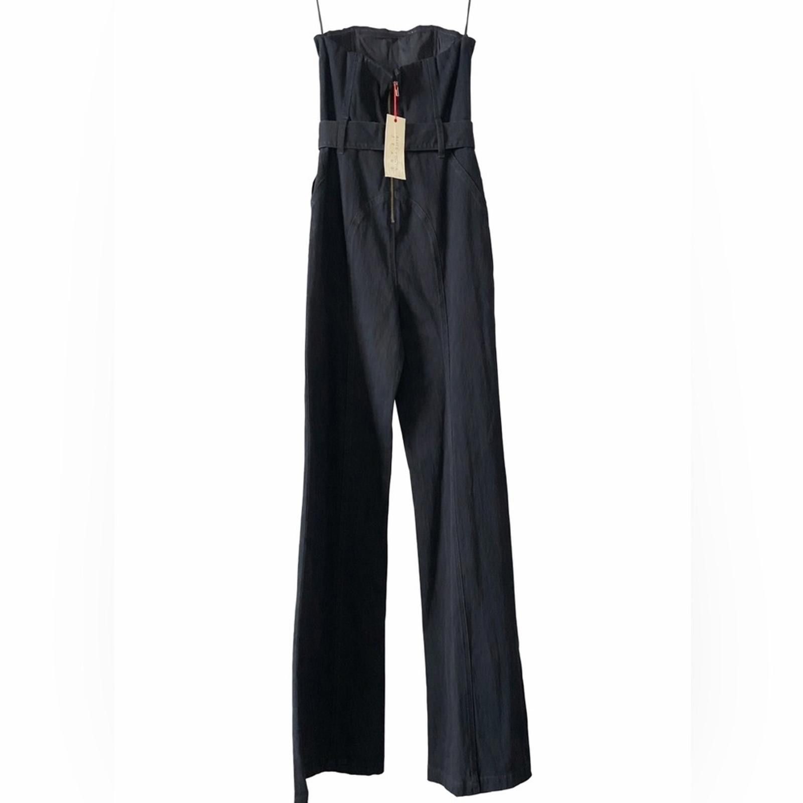 Other NWT Alice + Olivia Jeans “Queen of the Night” Susy Jumpsuit Size 25" / US 0 / IT 36 - 3 Thumbnail