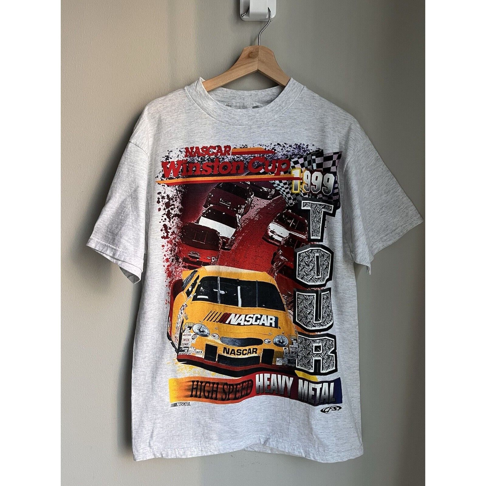 NASCAR NEW VINTAGE NASCAR RACING WINSTON CUP 1999 TOUR T SHIRT MENS Size US L / EU 52-54 / 3 - 1 Thumbnail
