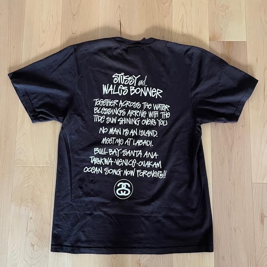 Stussy Stussy Wales Bonner Ocean Tee Brown Size Small Size US S / EU 44-46 / 1 - 2 Thumbnail