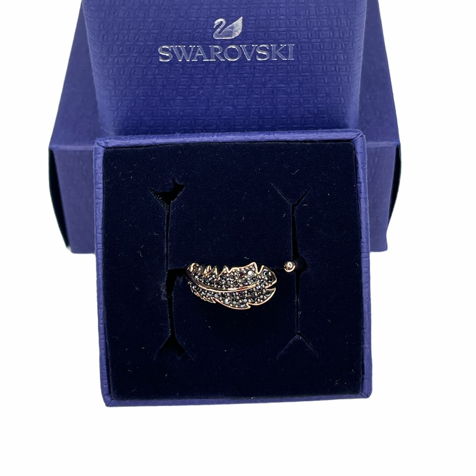 Swarovski Swarovski Naughty Feather Rose Gold Ring EUR50 / 5 USA Size ONE SIZE - 1 Thumbnail