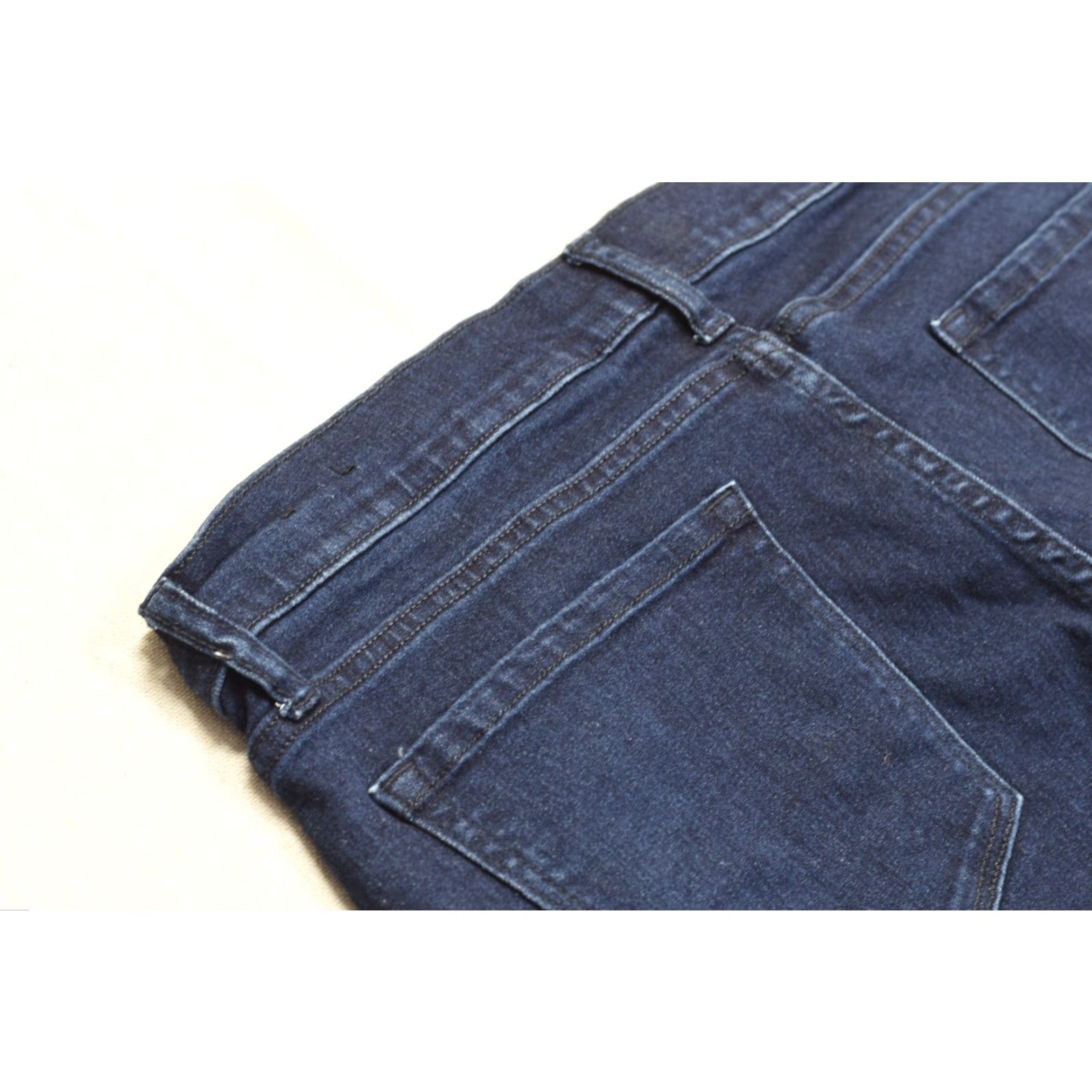 Banana Republic Banana Republic Jeans Women's 12 Regular Dark Wash Denim Stretch 5-Pocket Straight Zip Pocket Mens Womens? Size 34" / US 12 / IT 48 - 8 Thumbnail