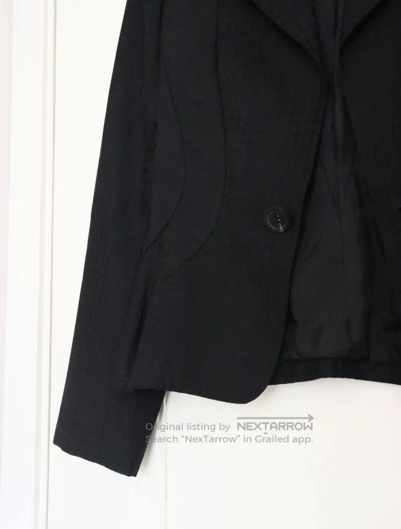 Junya Watanabe Junya Watanabe Black Silk Blazer Size US M / EU 48-50 / 2 - 4 Thumbnail