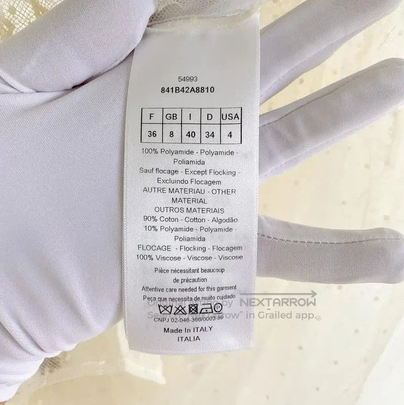 Dior Dior Summer White Long Sleeve Shirt . Size S / US 4 / IT 40 - 6 Thumbnail