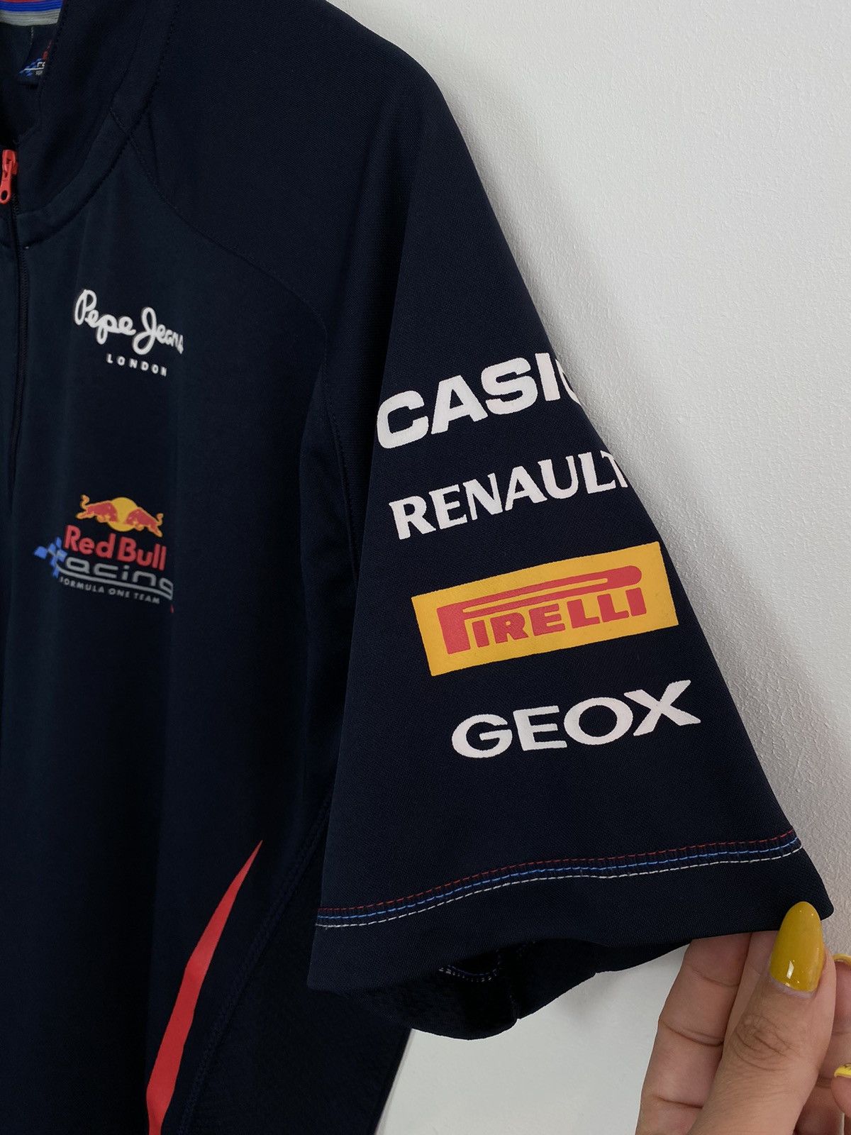 Red Bull Red Bull Racing Formula 1 Jersey 1/4 Zip Shirt Mens Size XL Size US XL / EU 56 / 4 - 4 Thumbnail