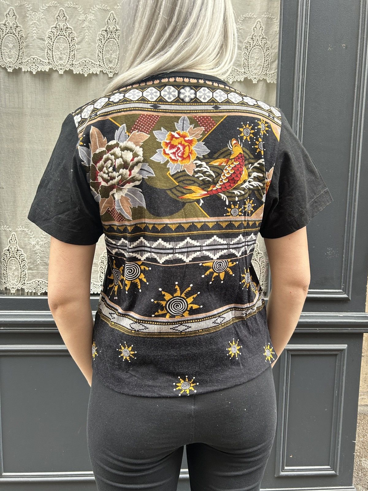 Kansai Yamamoto Kansai Yamamoto 1980s rare archival Japanese t-shirt Size S / US 4 / IT 40 - 4 Thumbnail