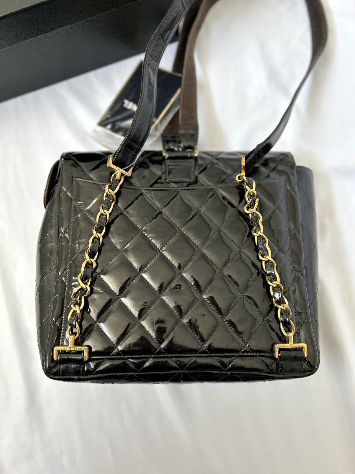Chanel Chanel Patent Leather Backpack Size ONE SIZE - 11 Thumbnail