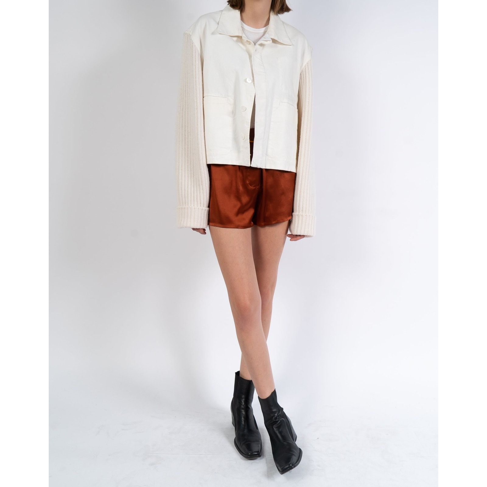 Haider Ackermann FW19 Cropped Casual Knit Jacket Size S / US 4 / IT 40 - 5 Thumbnail
