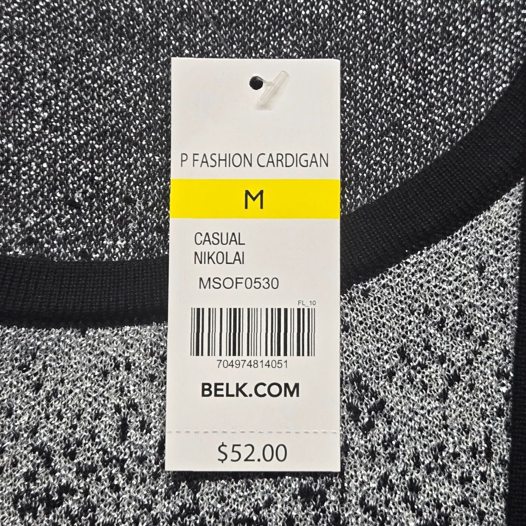 Vintage VINTAGE Kim Rogers Women's Sweater Cardigan Open Front Medium Gray Cotton 80s Size M / US 6-8 / IT 42-44 - 4 Thumbnail