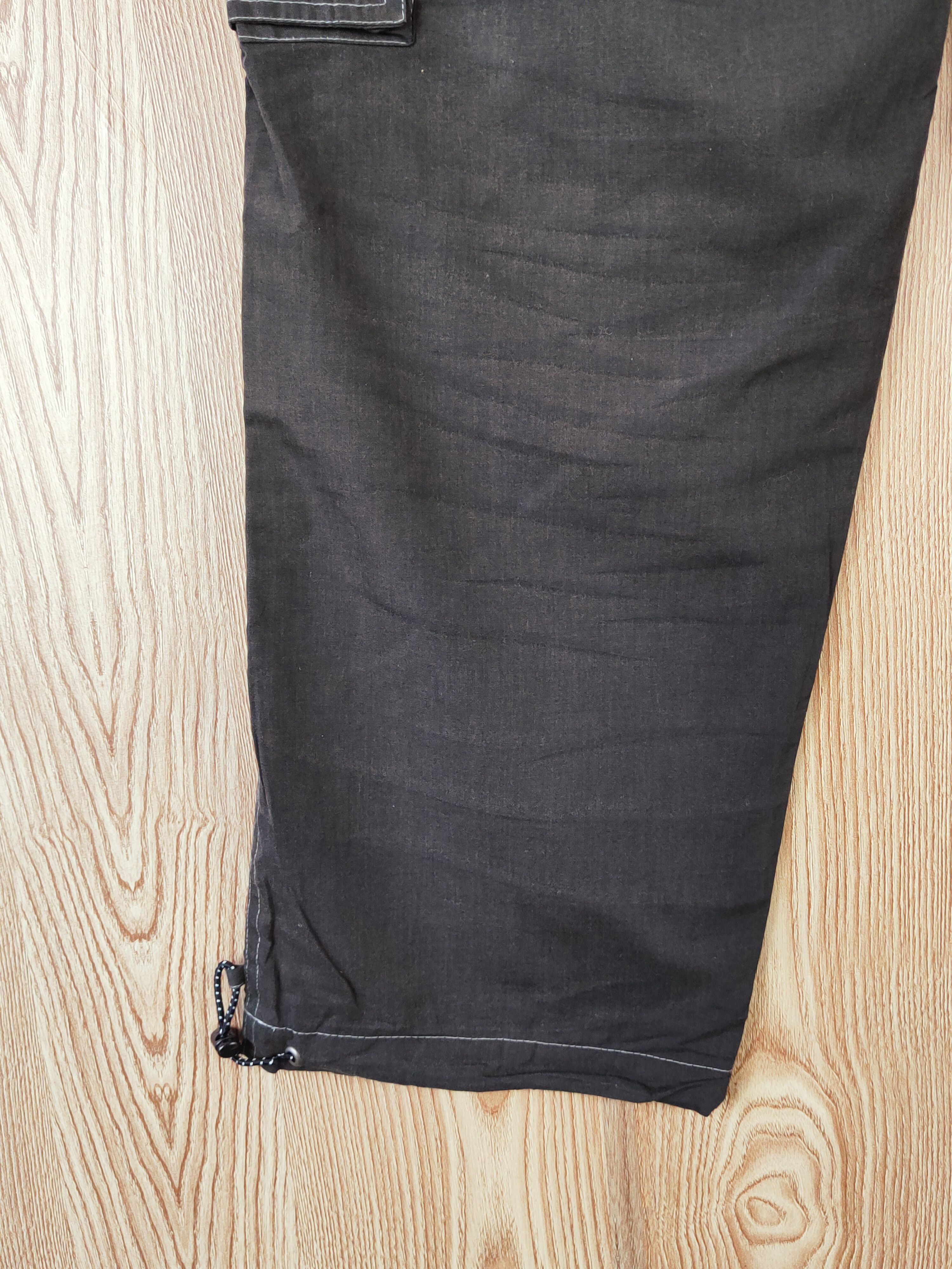 Japanese Brand First Down Black Multipocket Sweatpants #W627 Size US 31 - 10 Thumbnail