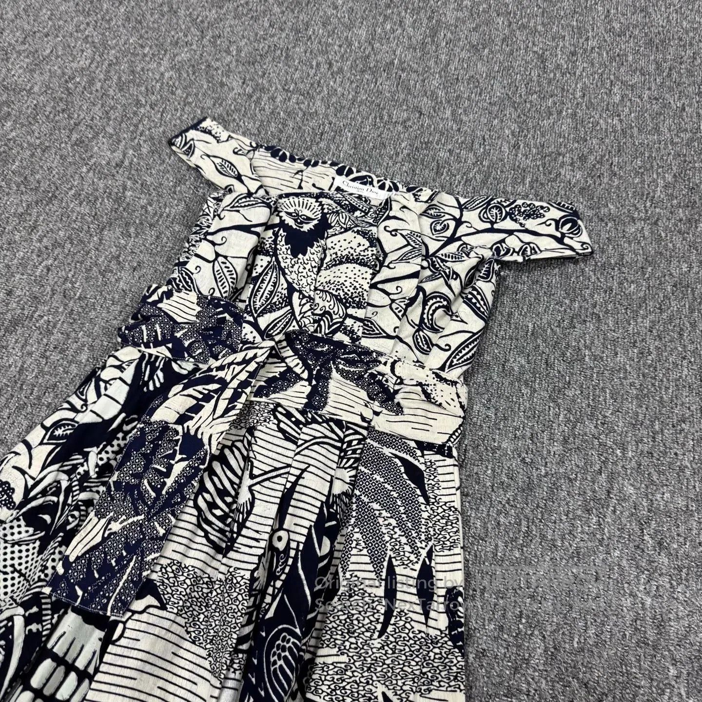 Dior Dior Zoo pattern, off-the-shoulder dress| Size M / US 6-8 / IT 42-44 - 3 Thumbnail