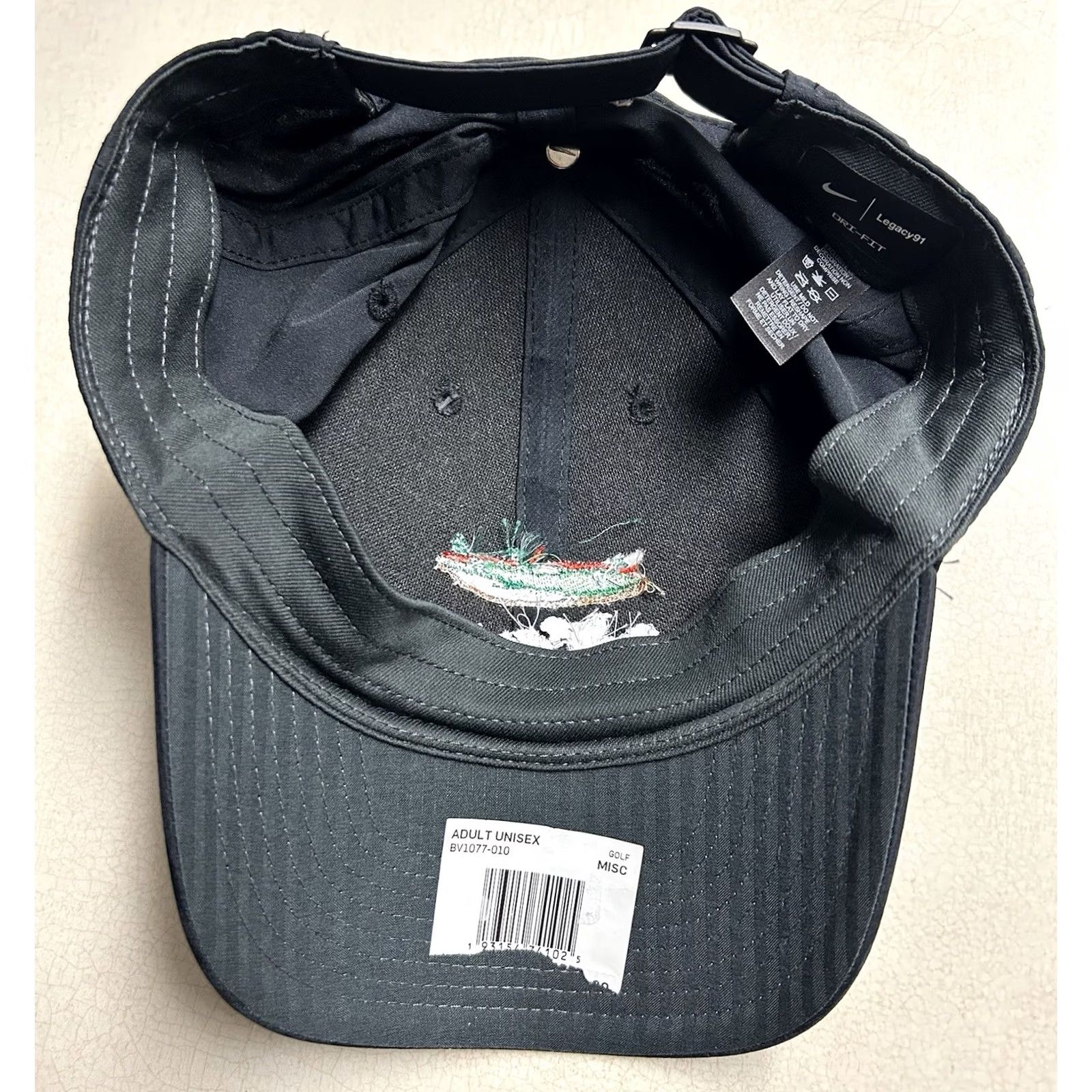 Imperial NWT Nike Coeur d'Alene Golf Course Embroidered Hat Idaho Course Floating Green Trucker Hat Unisex Adults One Size Black 90s Golf Size ONE SIZE - 6 Thumbnail