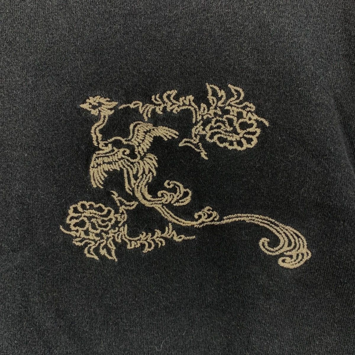 Japanese Brand JAPAN TRADITIONAL CROWS Dragon Ryu Embroidered Tee Shirt Size L / US 10 / IT 46 - 5 Thumbnail