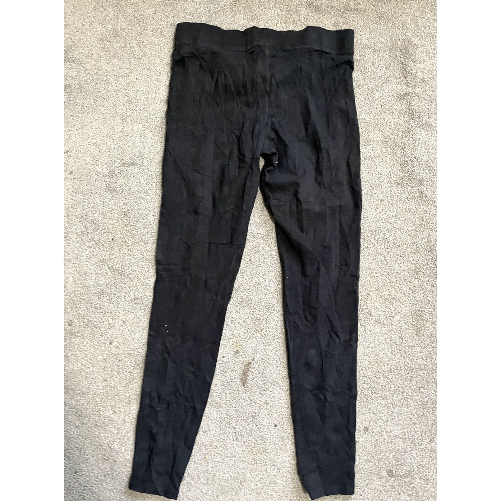 Express Express Women's Leggings Small Black Stretch Ankle Workout Pants Solids Size 28" / US 6 / IT 42 - 3 Thumbnail