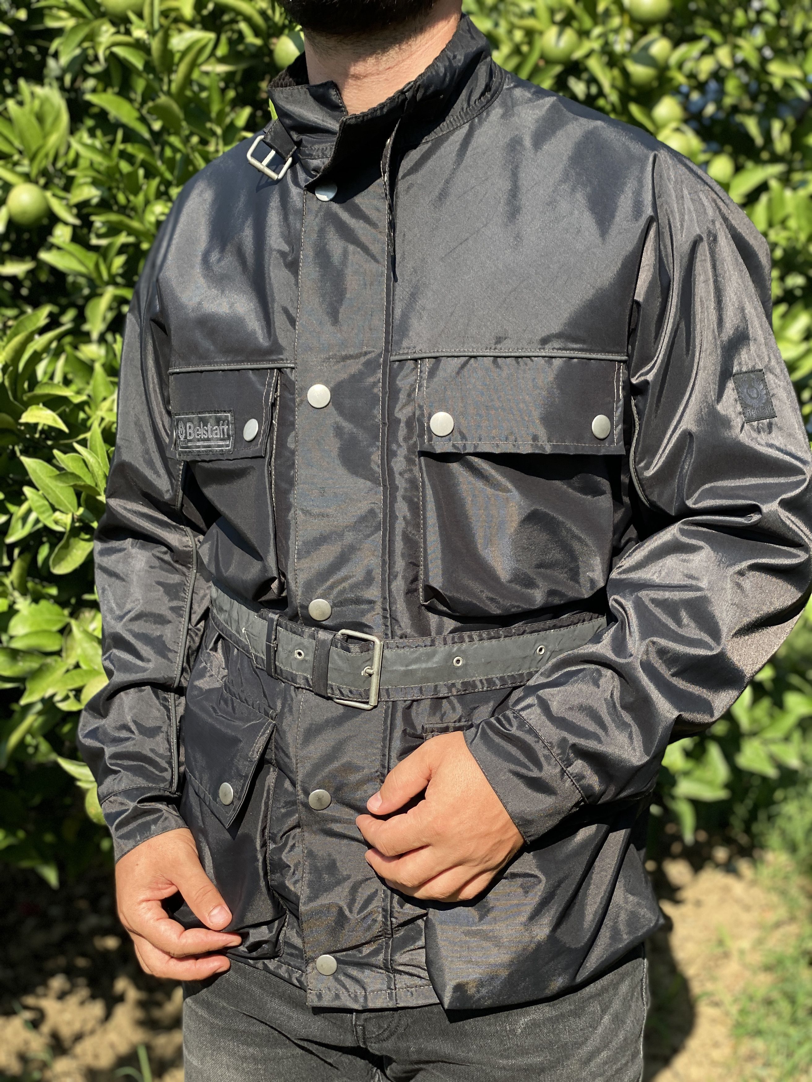 Belstaff Belstaff Metallic Motorcycle Biker Size M Double Jacke Size US M / EU 48-50 / 2 - 6 Thumbnail