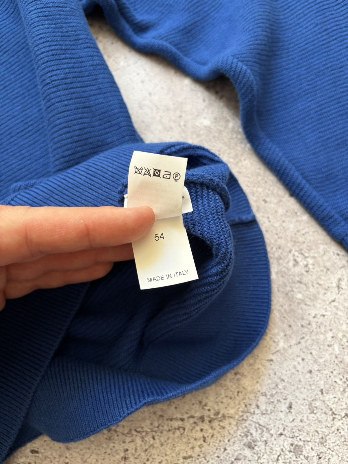 Brunello Cucinelli Brunello Cucinelli Blue Mens Sweater Size US XL / EU 56 / 4 - 7 Thumbnail