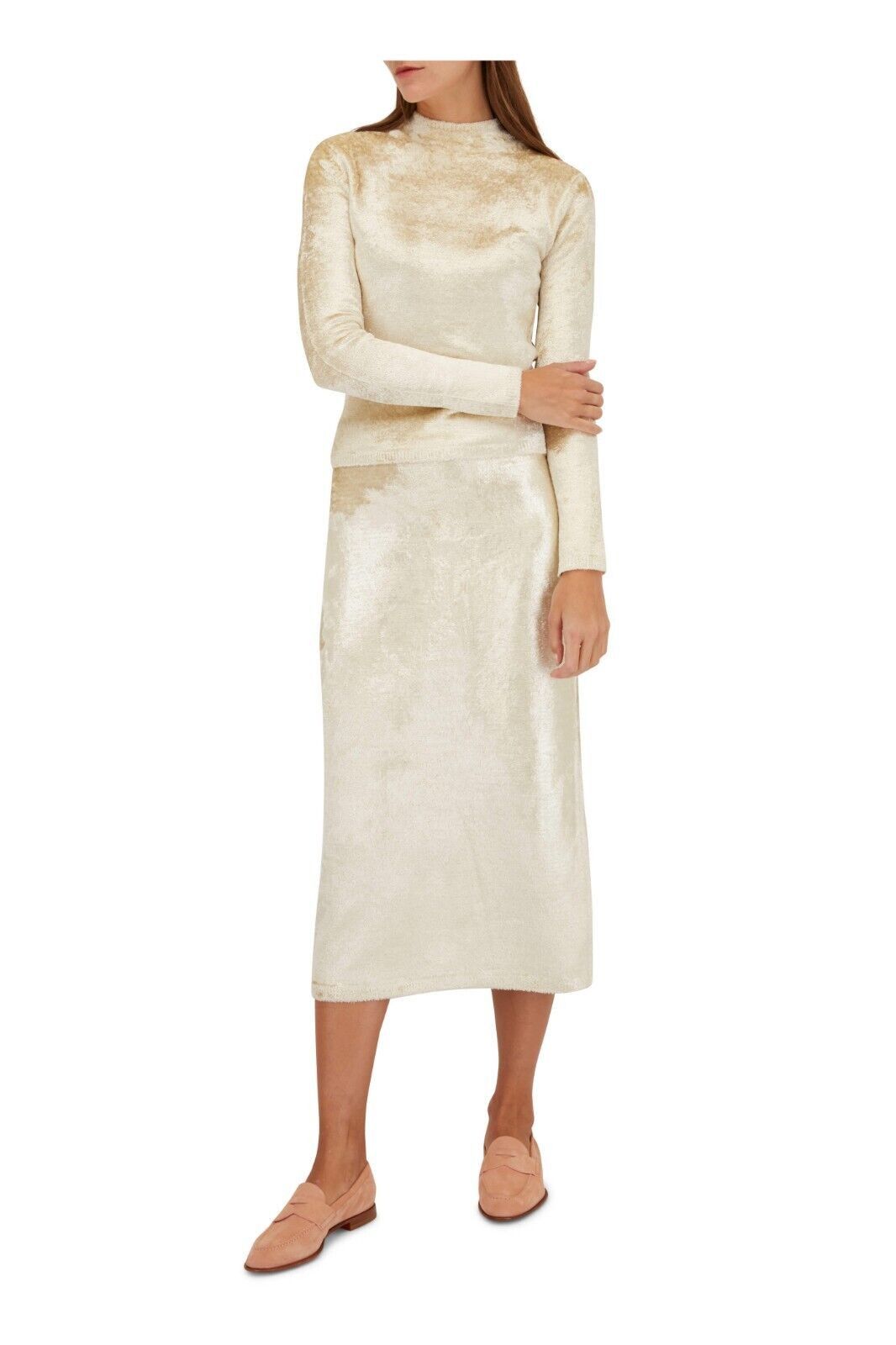 Vince Vince. Panne Sweater Skirt Pale Sand ( S ) Size 28" / US 6 / IT 42 - 4 Thumbnail