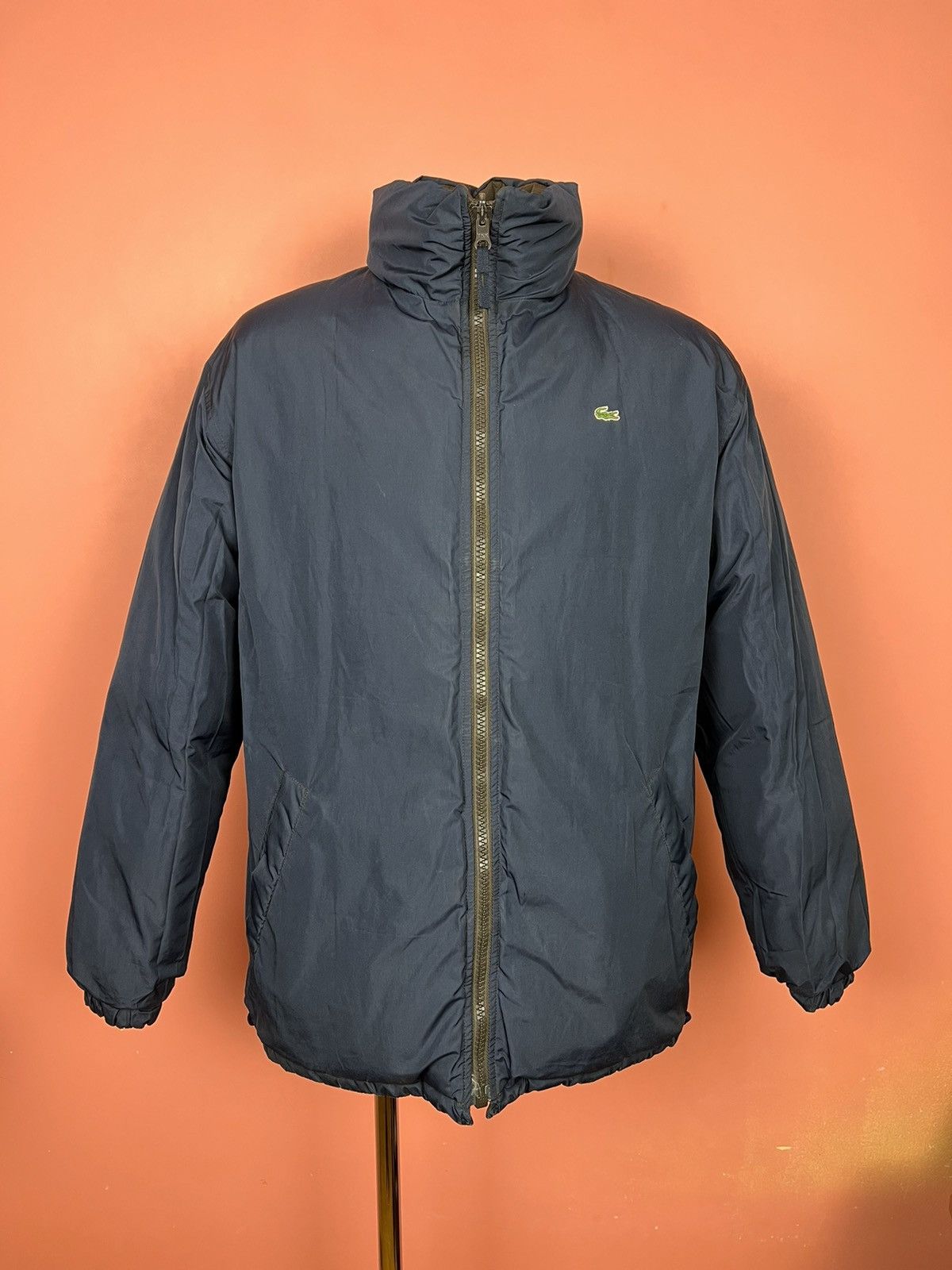 Lacoste Lacoste double side down vintage rare jacket hype streetwear Size US L / EU 52-54 / 3 - 7 Thumbnail