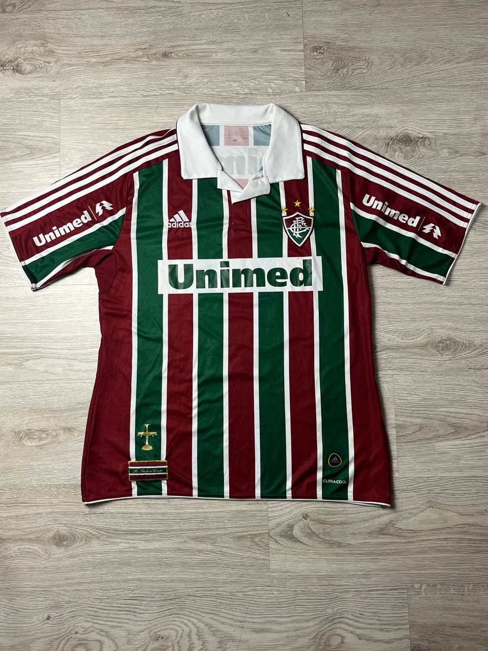 Pre-owned Adidas X Soccer Jersey Vintage Jersey Adidas Fluminense Alex 10 In Green/red