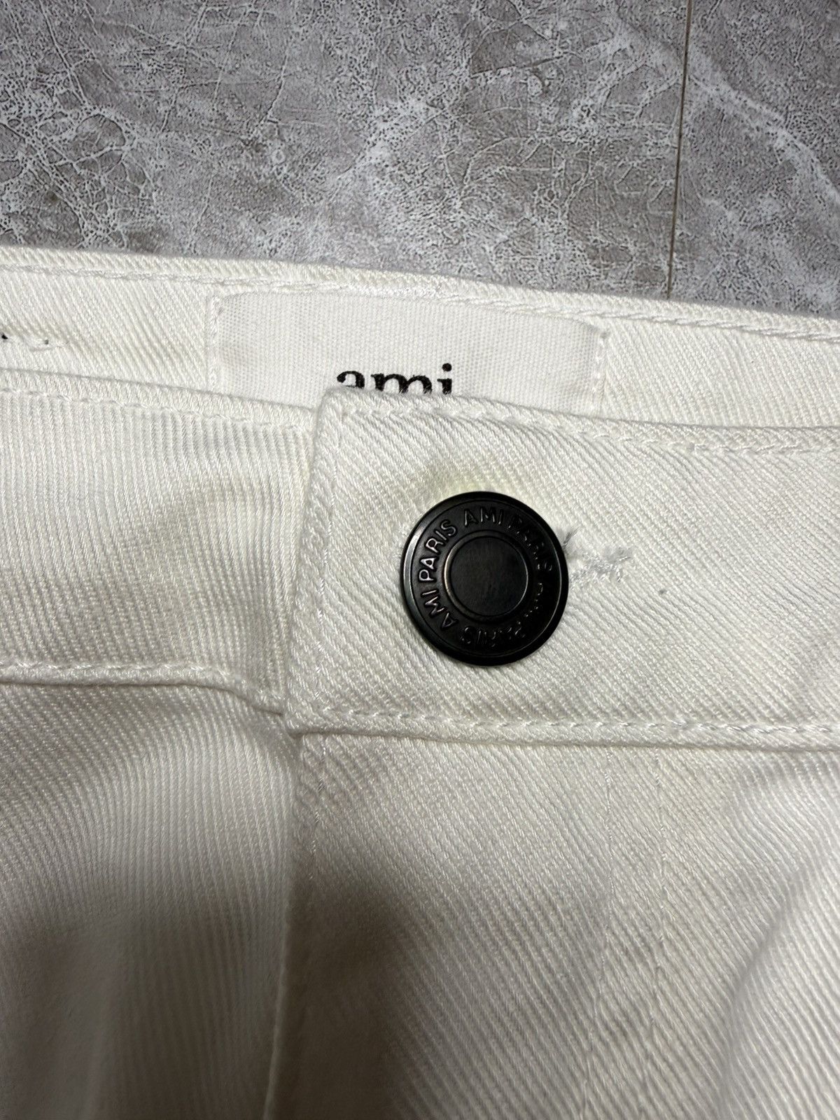 AMI AMI Paris 1 Pleat Wide leg Denim Pants Size US 29 - 5 Thumbnail
