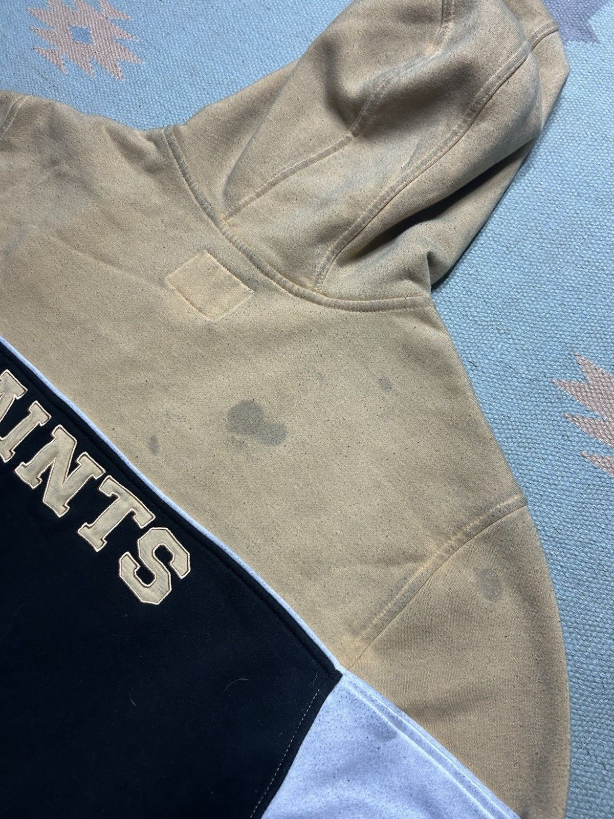 Vintage Starter zip hoodie New Orleans Saints football NFL 3XL Size US XXL / EU 58 / 5 - 8 Thumbnail