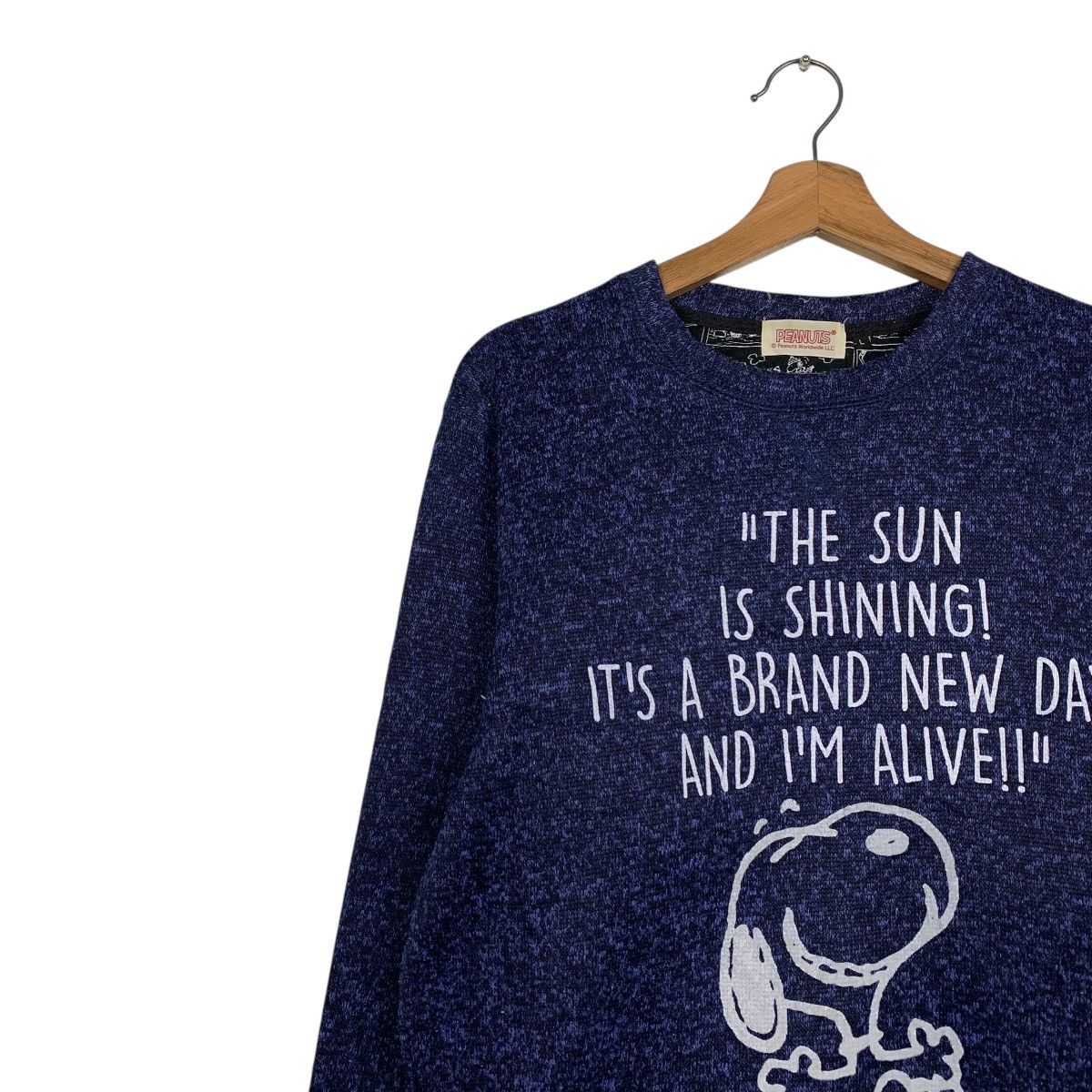 Peanuts Peanuts Snoopy Blue Crewneck Sweatshirt Size US L / EU 52-54 / 3 - 6 Thumbnail