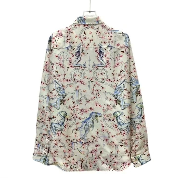 Dior Dior x Hajime Sorayama Silk Collared Shirt Size US L / EU 52-54 / 3 - 2 Thumbnail