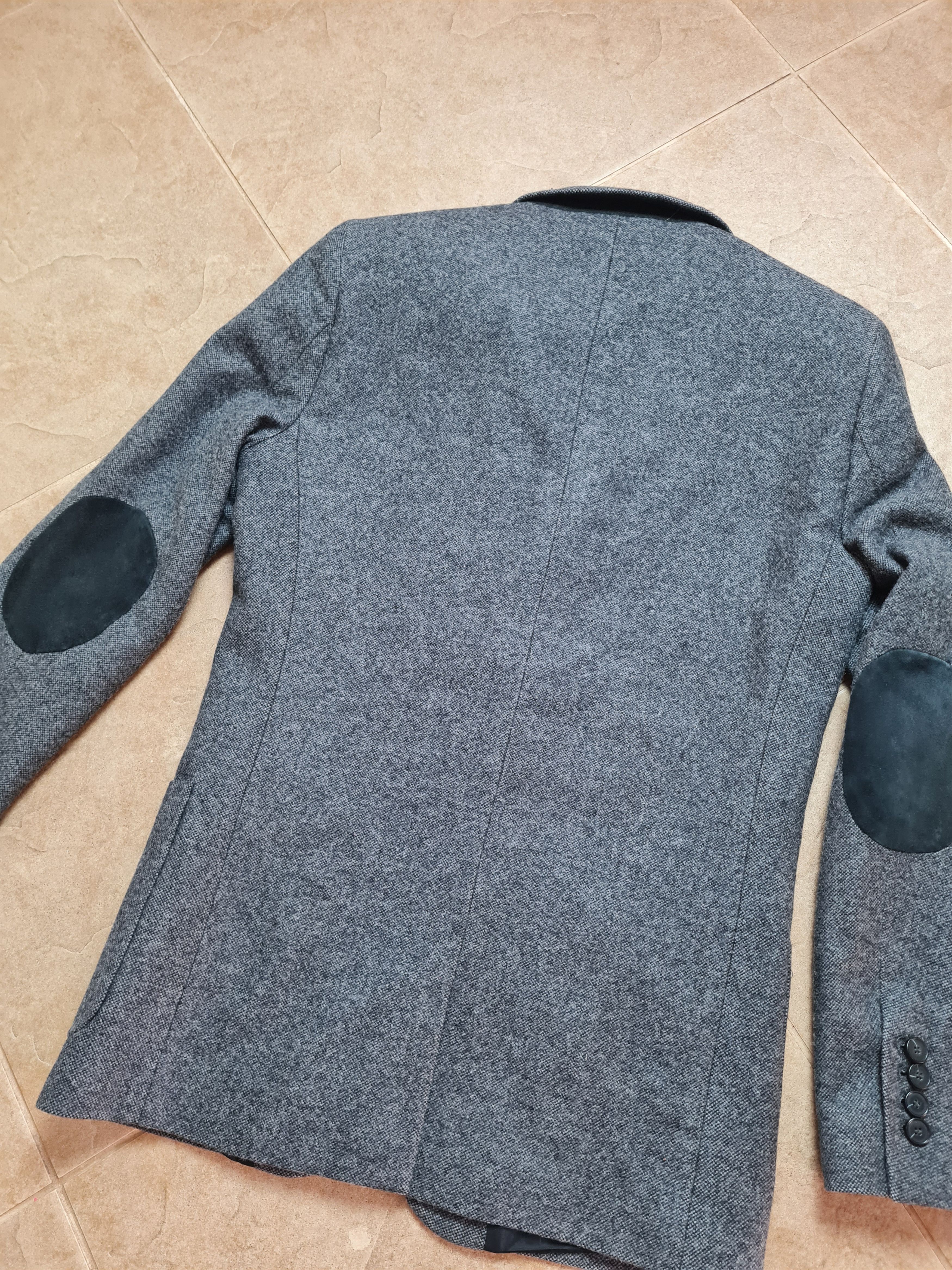 Sandro Jacket Sandro Paris Belted Blazer in Grey Wool Size 46 Size US S / EU 44-46 / 1 - 8 Thumbnail