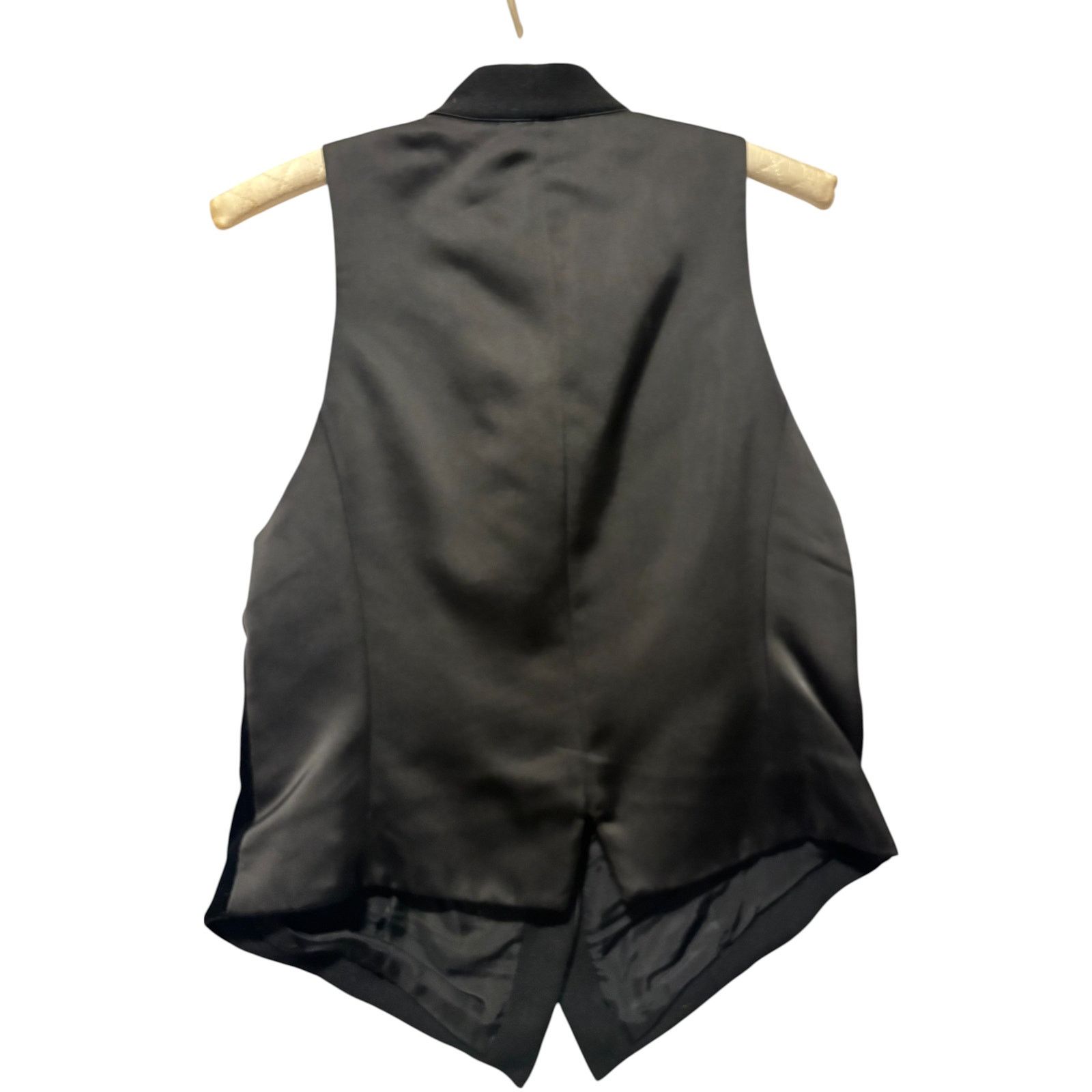 Ellen Tracy Ellen Tracy Vintage Black Velvet Tux Vest Lined 100% Wool Size S / US 4 / IT 40 - 5 Thumbnail