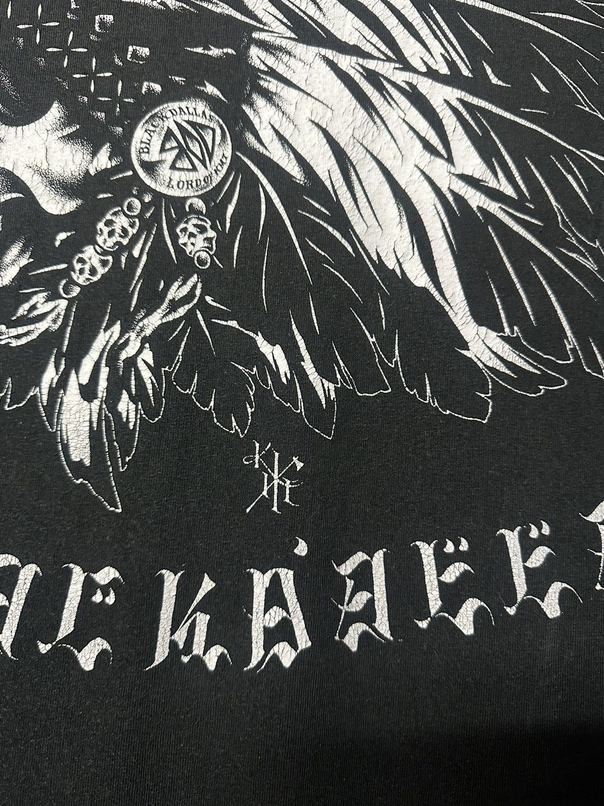Vintage Thrashed Vintage Black Dallas American Motorcycle Tee Size US XL / EU 56 / 4 - 5 Thumbnail