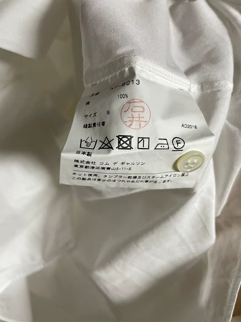 Comme des Garcons Comme Des Garcons Versatile White Shirt with Double Ruffle Size S / US 4 / IT 40 - 5 Thumbnail