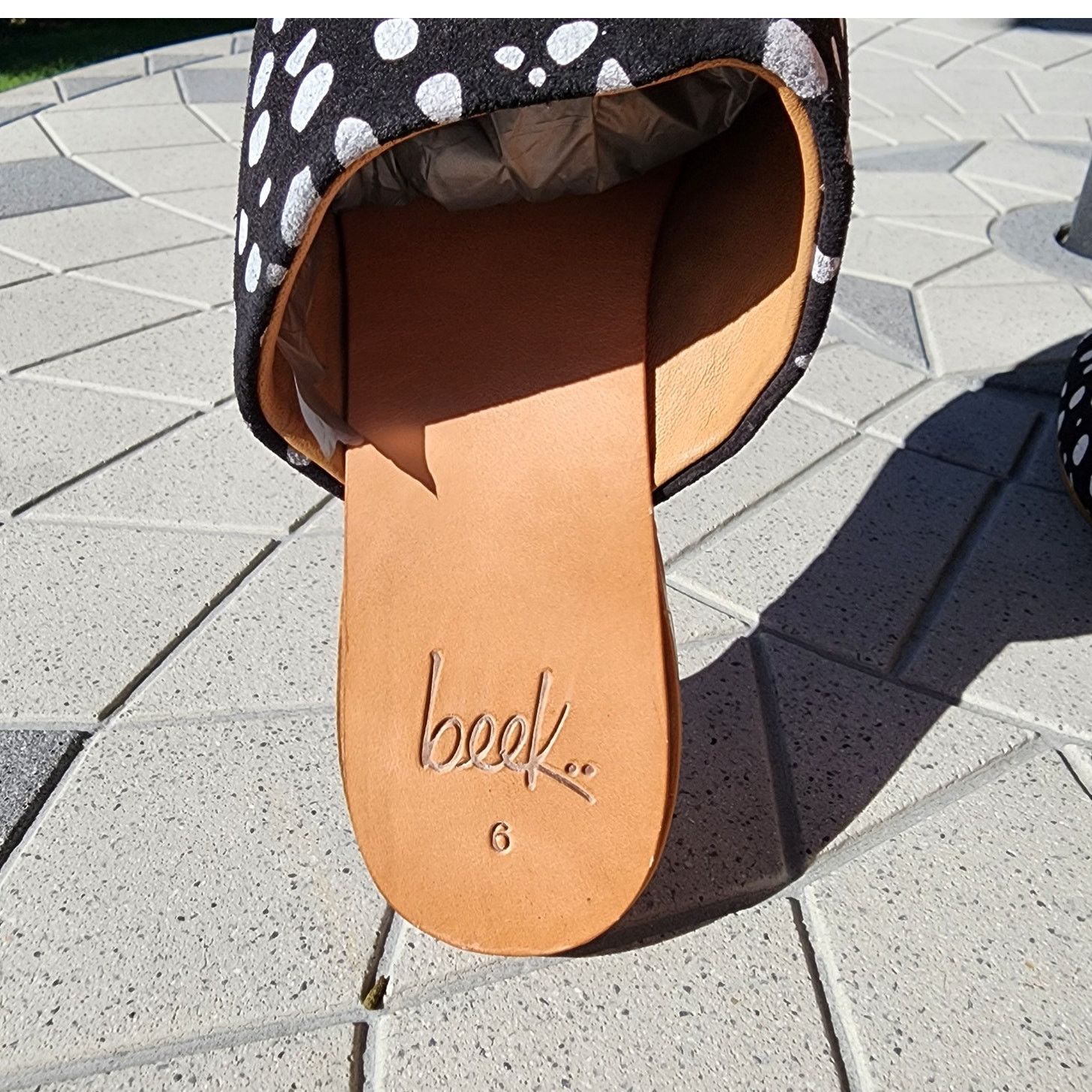 beek Beek Polka Dot Handcrafted Mules 6 Size US 6 / IT 36 - 6 Thumbnail