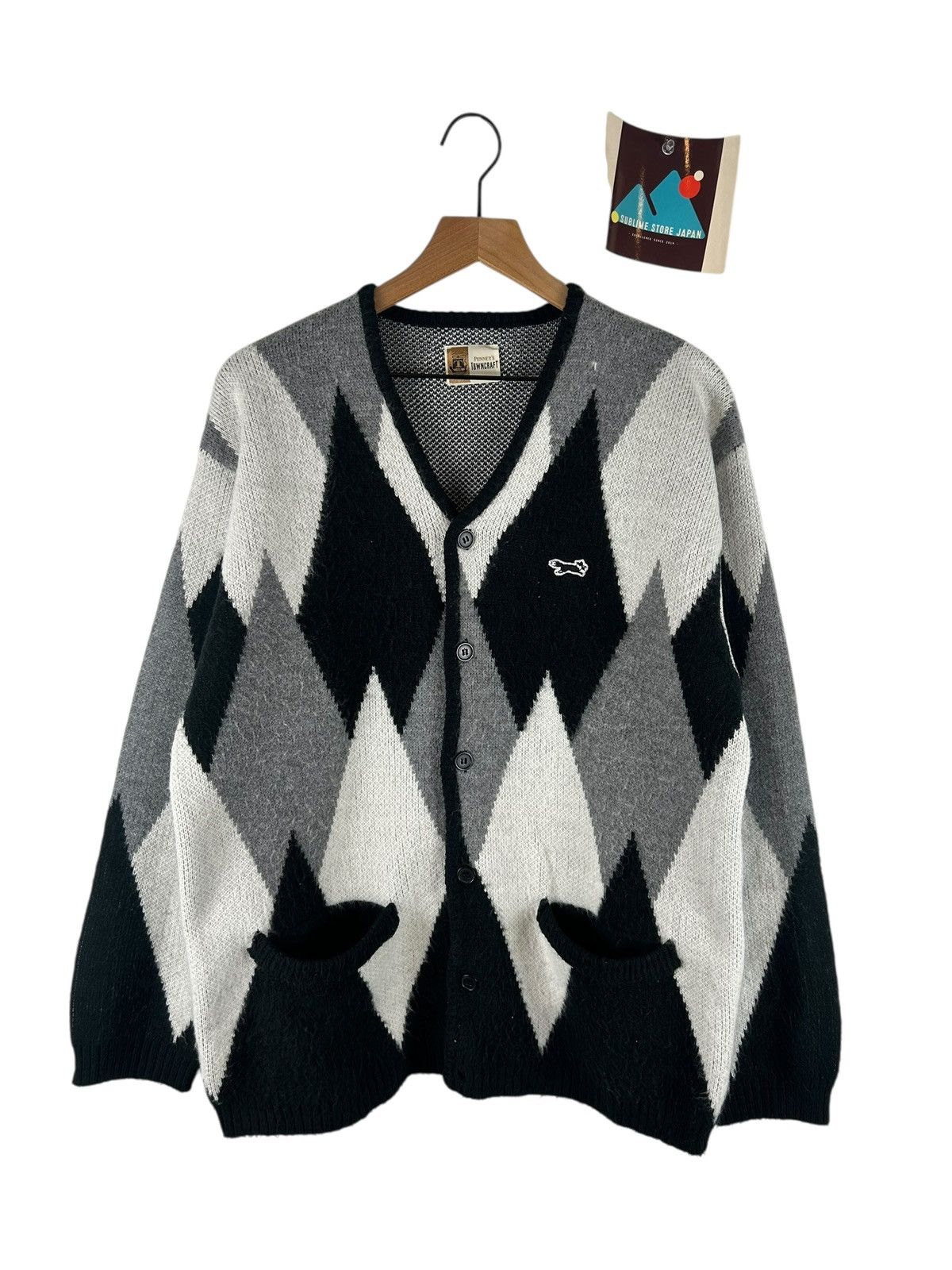 Number (N)ine × Towncraft Number Nine x Town craft Knit Cardigan Size US M / EU 48-50 / 2 - 1 Thumbnail