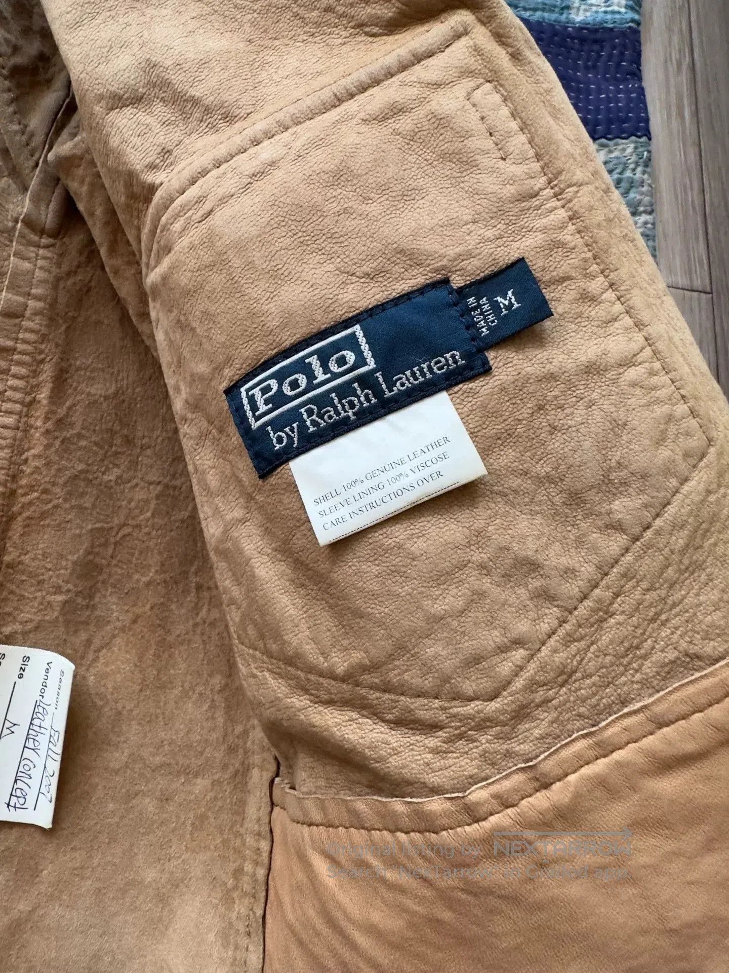 RRL Ralph Lauren beige leather jacket by polo ralph lauren. Size US M / EU 48-50 / 2 - 6 Thumbnail