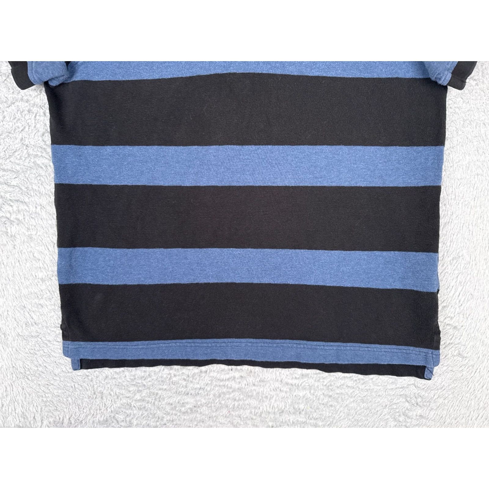 Tommy Hilfiger Tommy Hilfiger Polo Shirt Men Medium Blue Black Stripe Slim 100% Cotton Polo Shirt Slim Men Blue Stripe 100% Cotton TH (Regular) Size US M / EU 48-50 / 2 - 5 Thumbnail