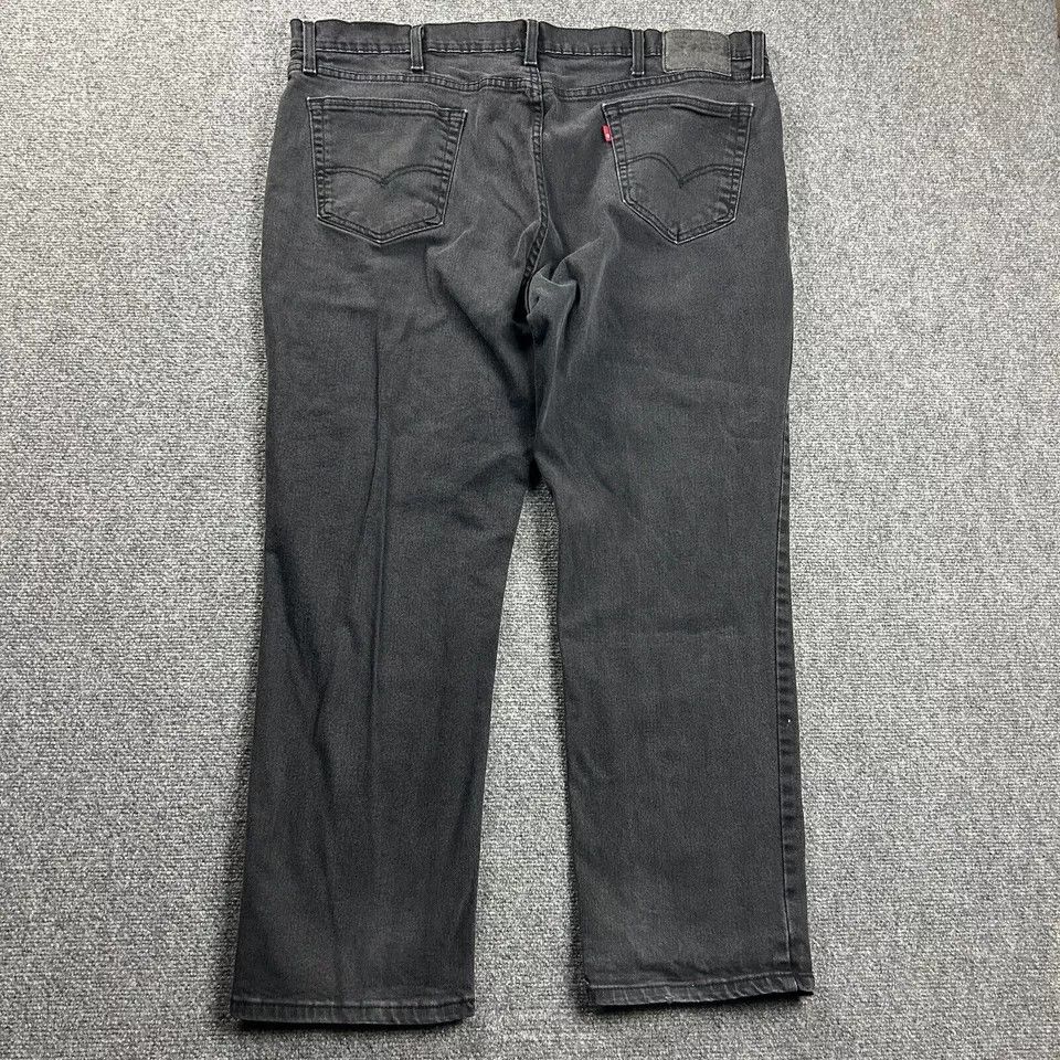 Levi's Levi's Jeans Mens 42x29 Black Denim 541 Skinny Distressed Size US 42 / EU 58 - 5 Thumbnail