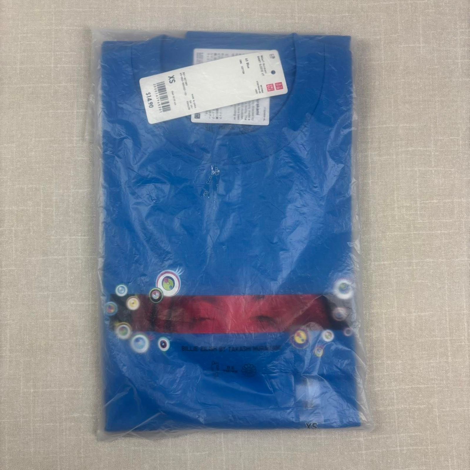 Uniqlo 🦋 Billie Eilish “Eyes T Shirt in Blue” XS Size US XS / EU 42 / 0 - 2 Thumbnail