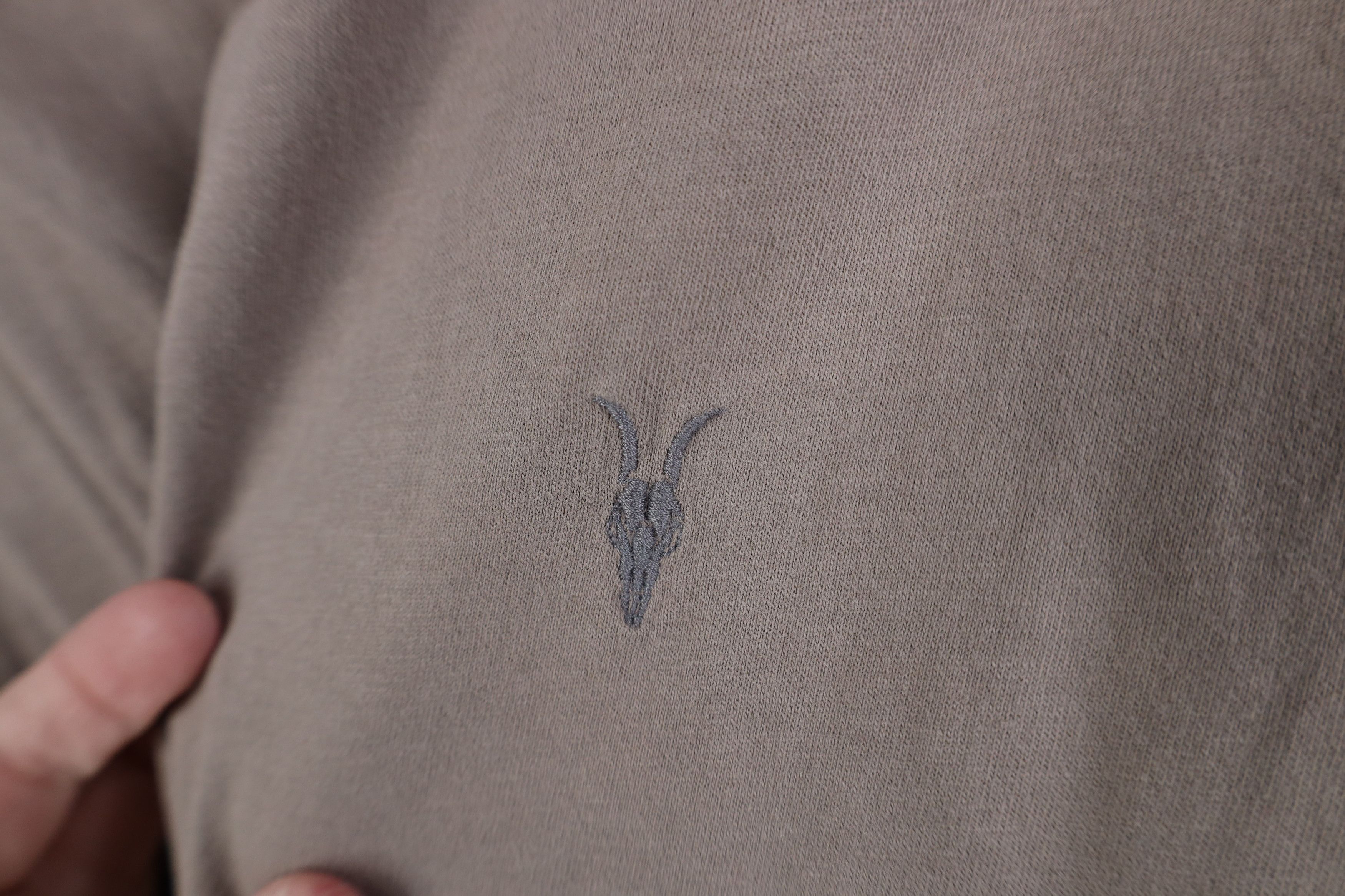 Allsaints Allsaints Organic Cotton Shot Sleeve T-Shirt Beige Size US L / EU 52-54 / 3 - 4 Thumbnail
