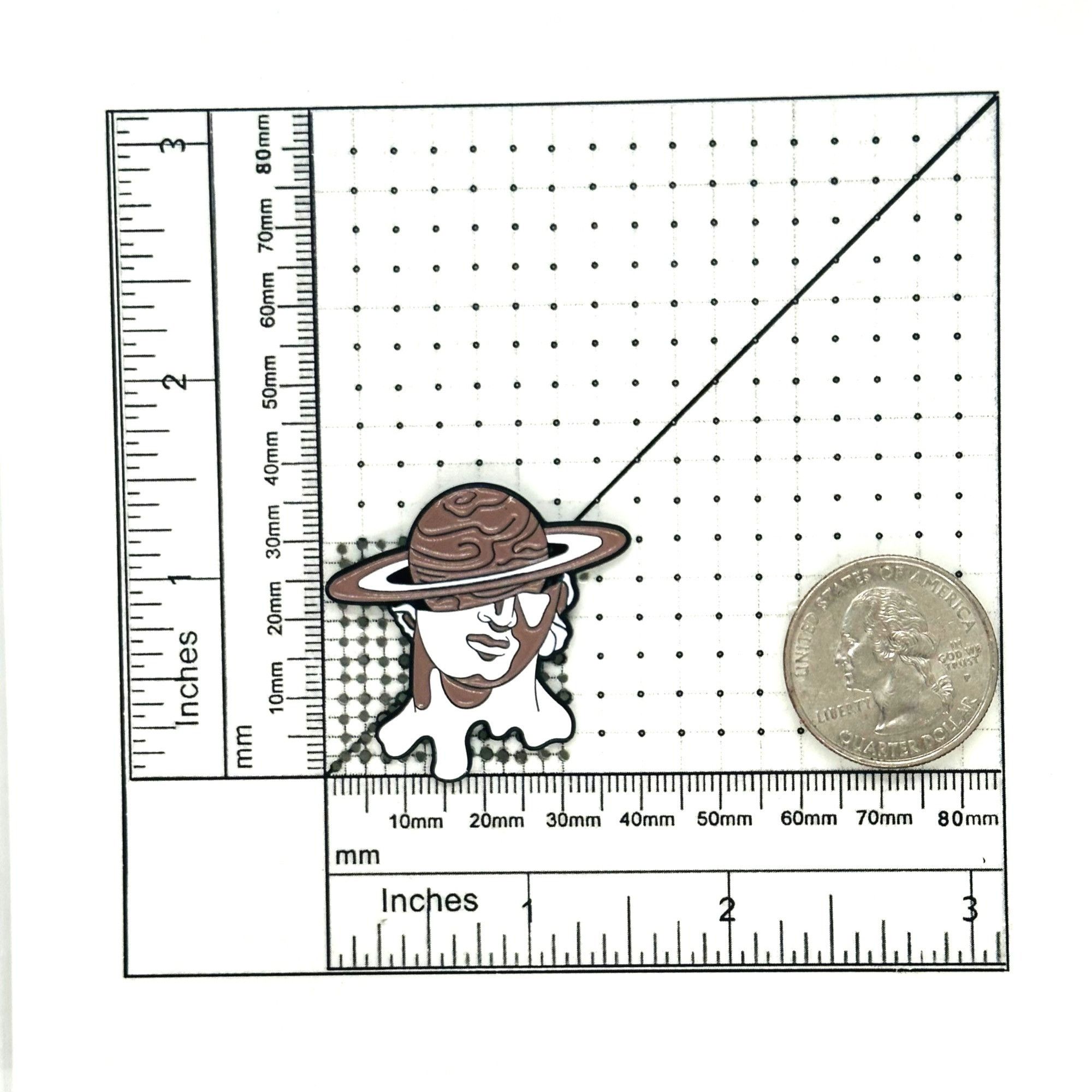 Other ⭐Enamel Pin Cartoon Character Self-Portrait Custom Van Gogh Size ONE SIZE - 7 Thumbnail