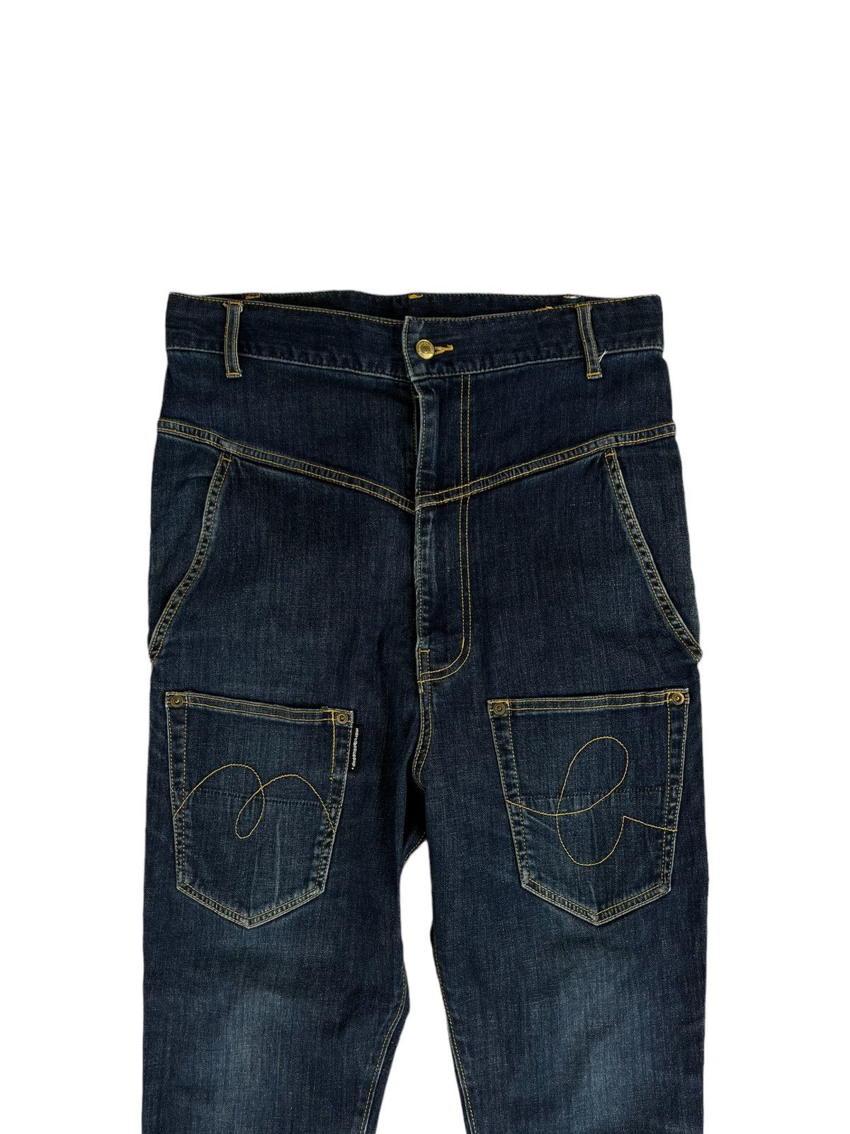 Issey Miyake Masterpiece of Issey Miyake ‘Backwards’ Hightwaist Denim Size US 32 / EU 48 - 3 Thumbnail