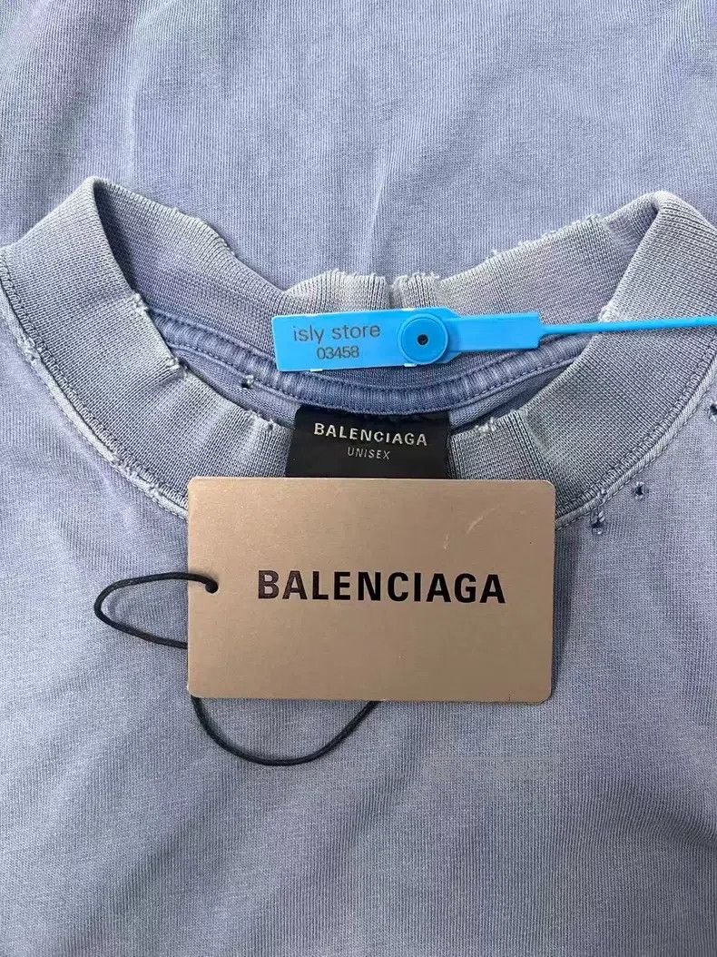 Balenciaga Balenciaga Alphabet Printed Pattern Round Neck Pullover Sh Size US S / EU 44-46 / 1 - 5 Thumbnail