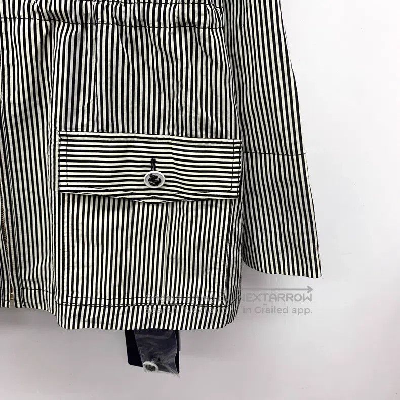 Louis Vuitton Louis Vuitton 24 Carrier Grey Vertical Stripe Cotton Hoode Size XXS / US 00 / IT 34 - 4 Thumbnail